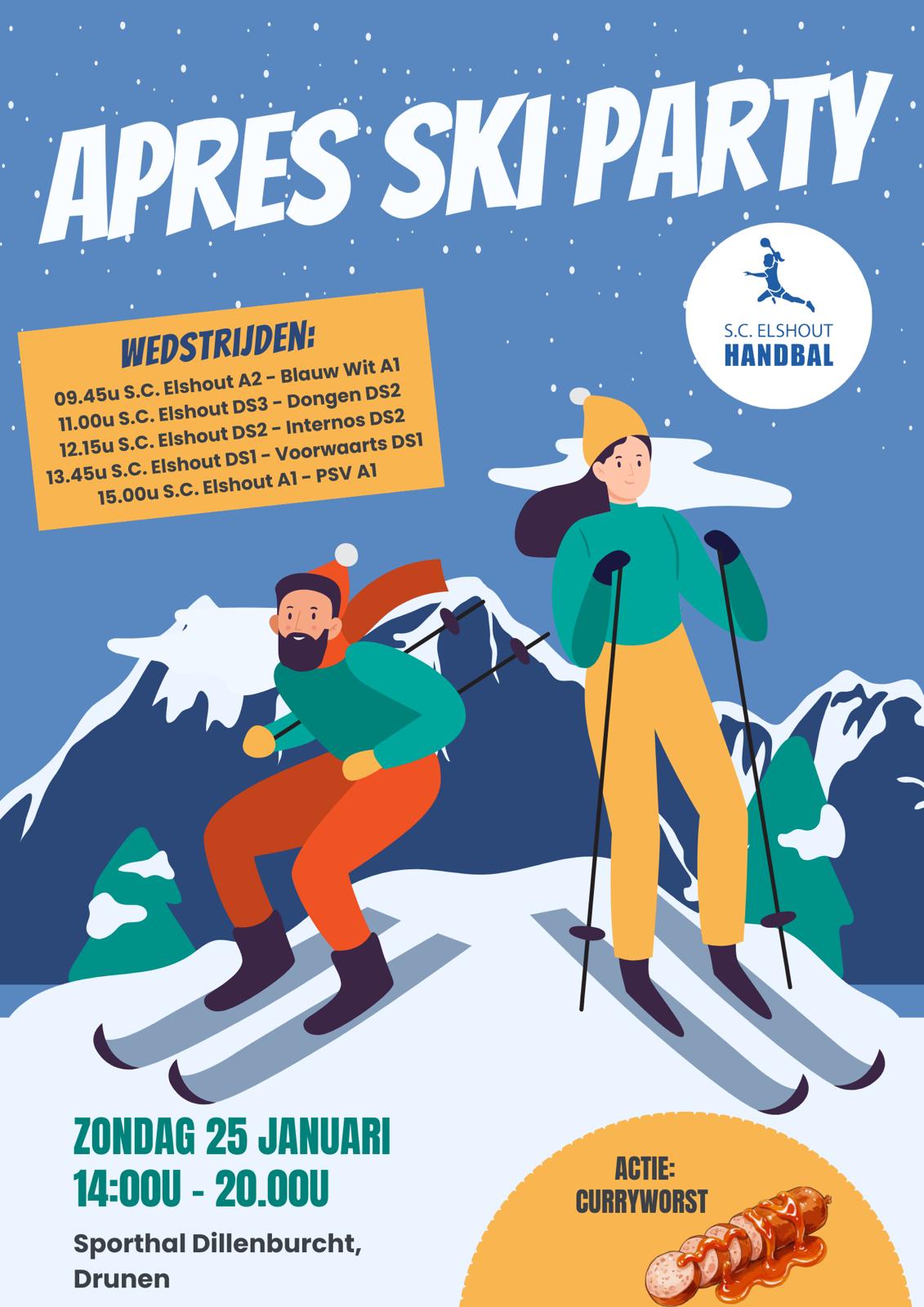 Apres ski party zondag 25 januari